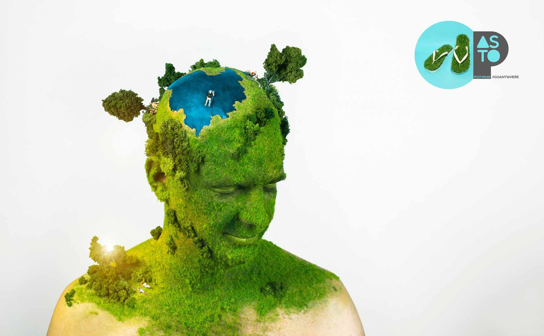 Pasto服飾鞋子平面廣告創意設計2-潟湖