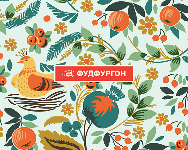 FoodFurgon 奶茶速飲餐車品牌形象設計VI設計1