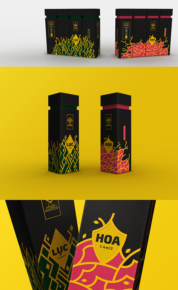 越南CHI?U涼席禮品裝標志與包裝設計8