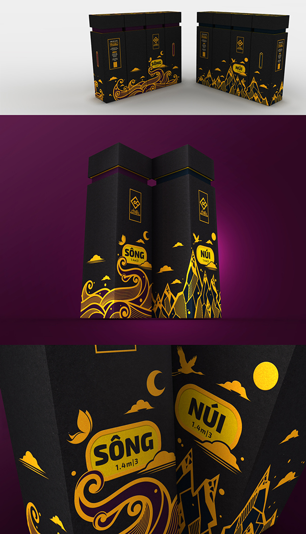 越南CHI?U涼席禮品裝標志與包裝設計9