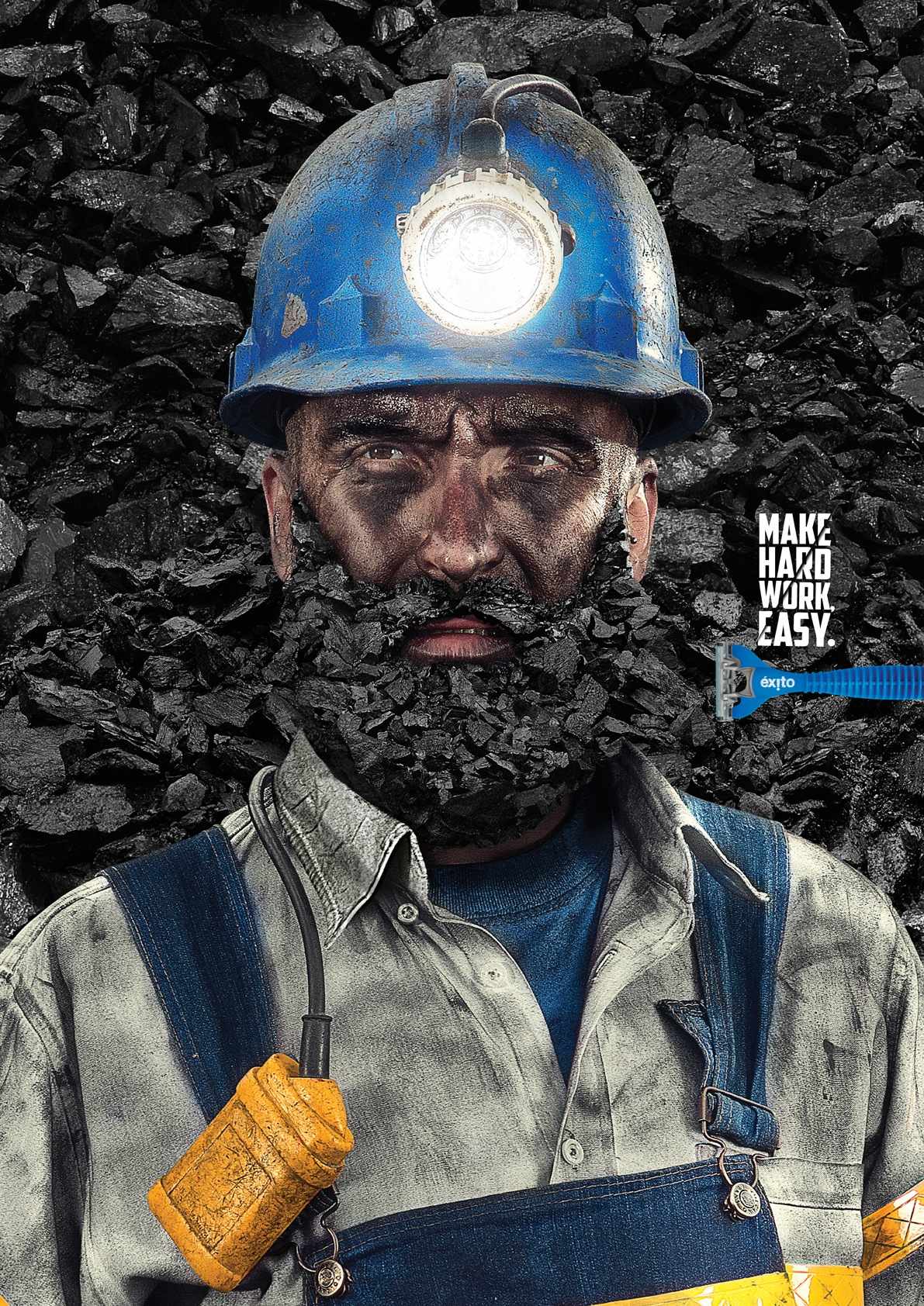 éxito 剃須刀平面廣告創意設計-上海廣告設計公司分享1