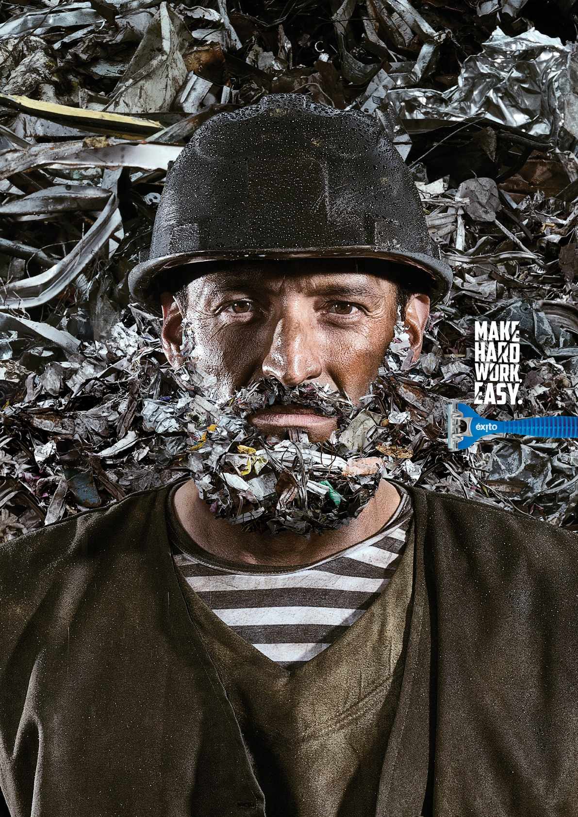 éxito 剃須刀平面廣告創意設計-上海廣告設計公司分享3