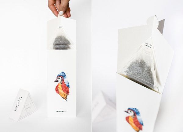 上海包裝設計公司分享 tre?tea 茶葉鳥系列包裝設計4