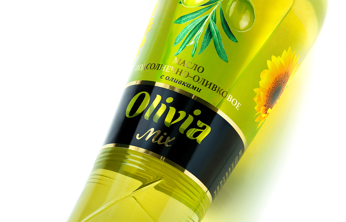 上海食用油包裝設計公司分享 Olivia橄欖油葵花籽油包裝設計1