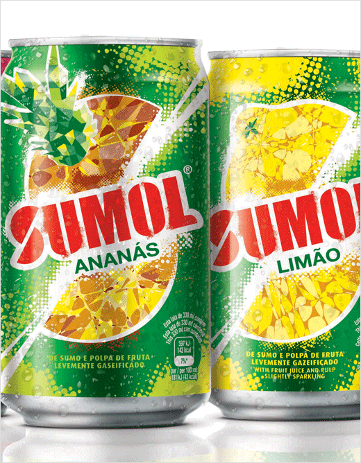 sumol軟飲料果汁碳酸飲料標志設計包裝設計-上海品牌設計公司設計欣賞4