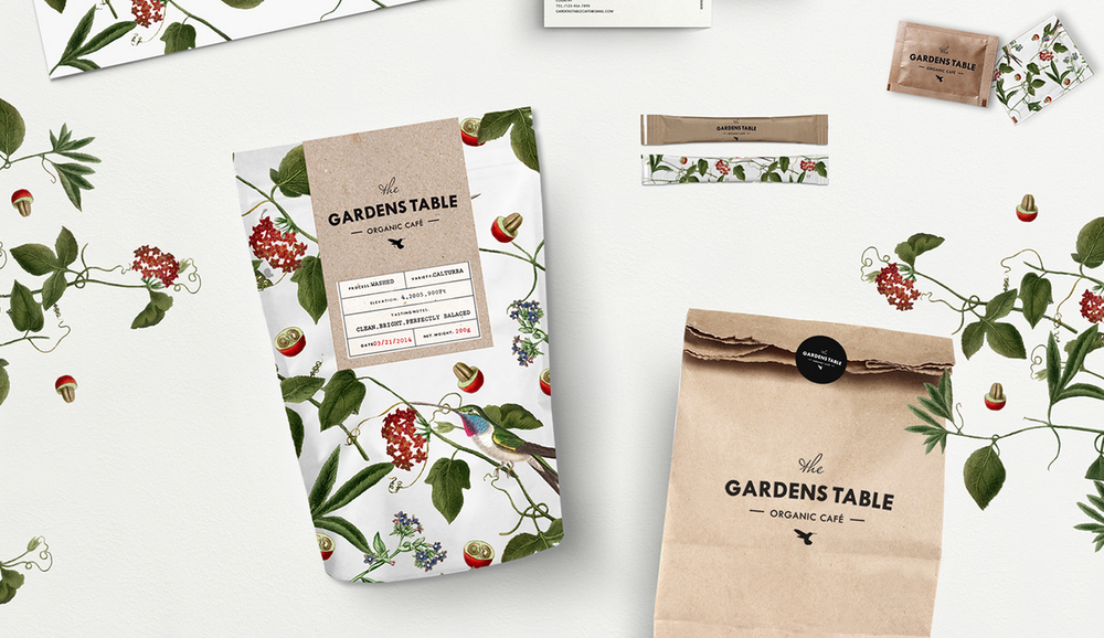 The Gardens Table 咖啡品牌VI形象設計包裝設計-上海品牌設計公司設計欣賞4