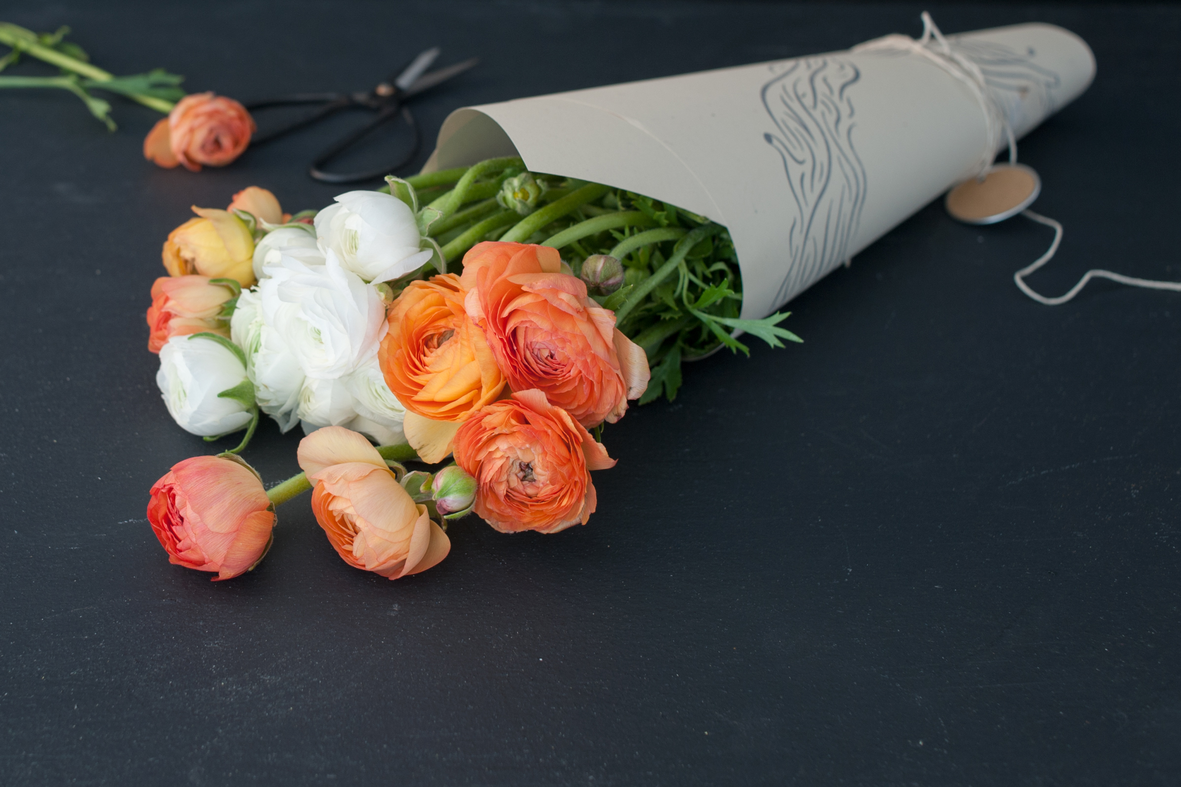 4.OLIVER DOGWOOD 鮮花花卉店標志設計VI形象設計