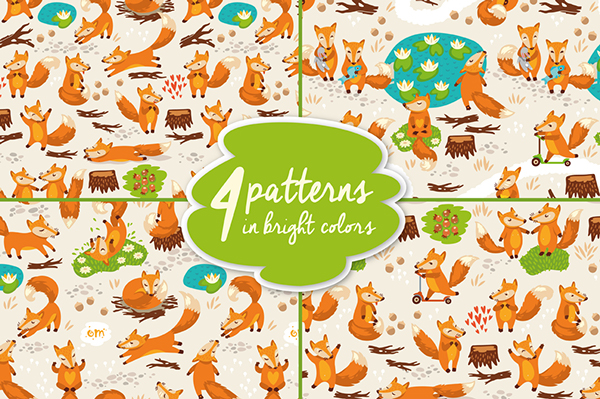 上海平面設(shè)計(jì)公司分享：狐貍卡通形象設(shè)計(jì)插畫設(shè)計(jì)4