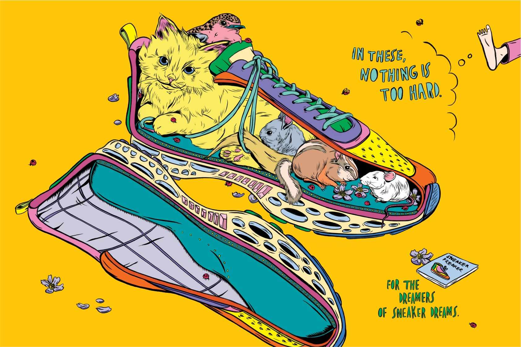 Sneaker Freaker 運動鞋球鞋雜志超炫超酷平面創意廣告設計-上海廣告設計公司廣告欣賞4