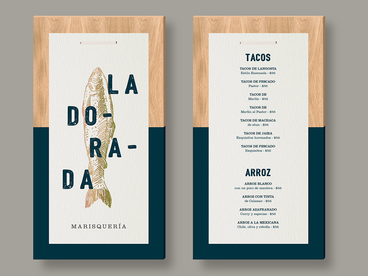 La Dorada 海洋餐廳品牌VI形象設計8