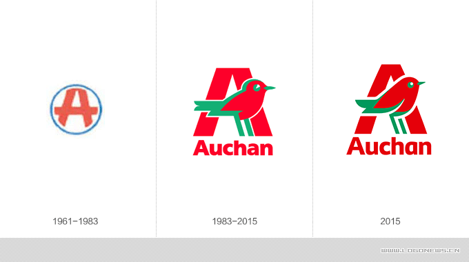 8.法國auchan歐尚超市集團標志更新設計