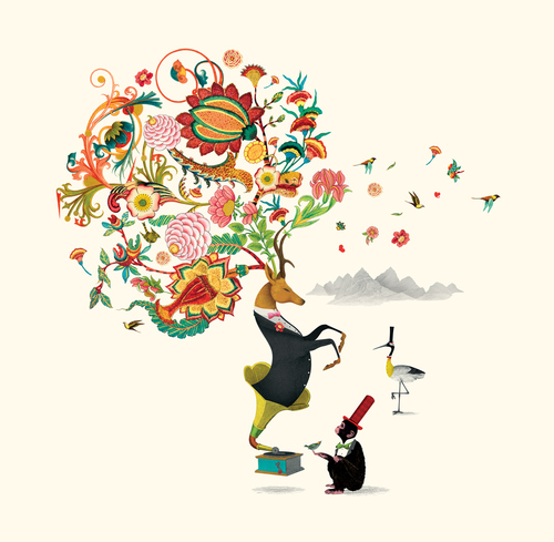 3.農(nóng)夫山泉礦泉水包裝設計之長白山夏季插圖