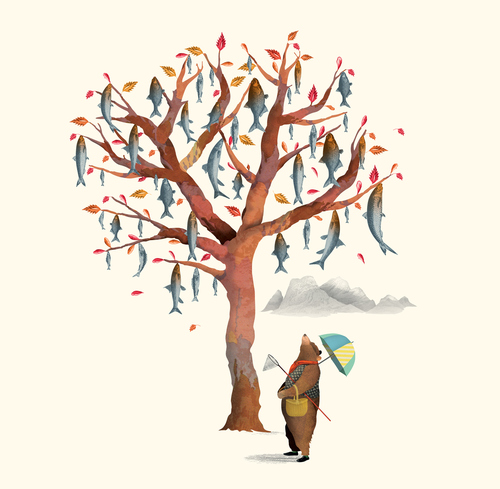 4.農(nóng)夫山泉礦泉水包裝設計之長白山秋季插圖