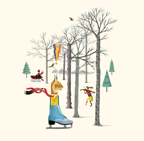 5.農(nóng)夫山泉礦泉水包裝設計之長白山冬季插圖