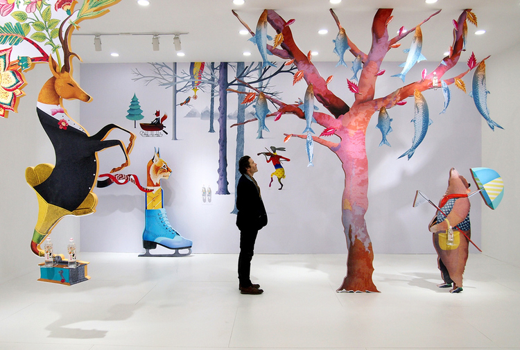 14.農(nóng)夫山泉礦泉水長白山四季插圖系列包裝設計