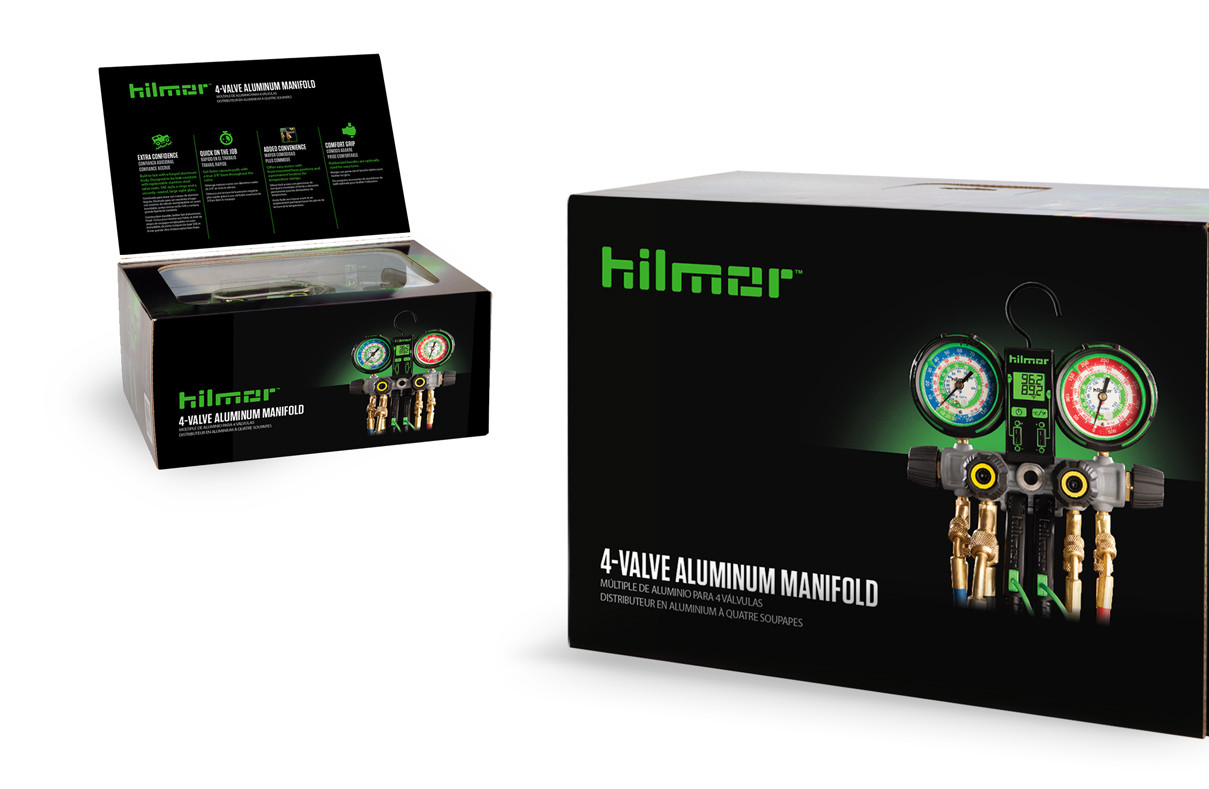 工業品包裝設計-hilmor4 彎管機與HVAC/ R工具包裝設計