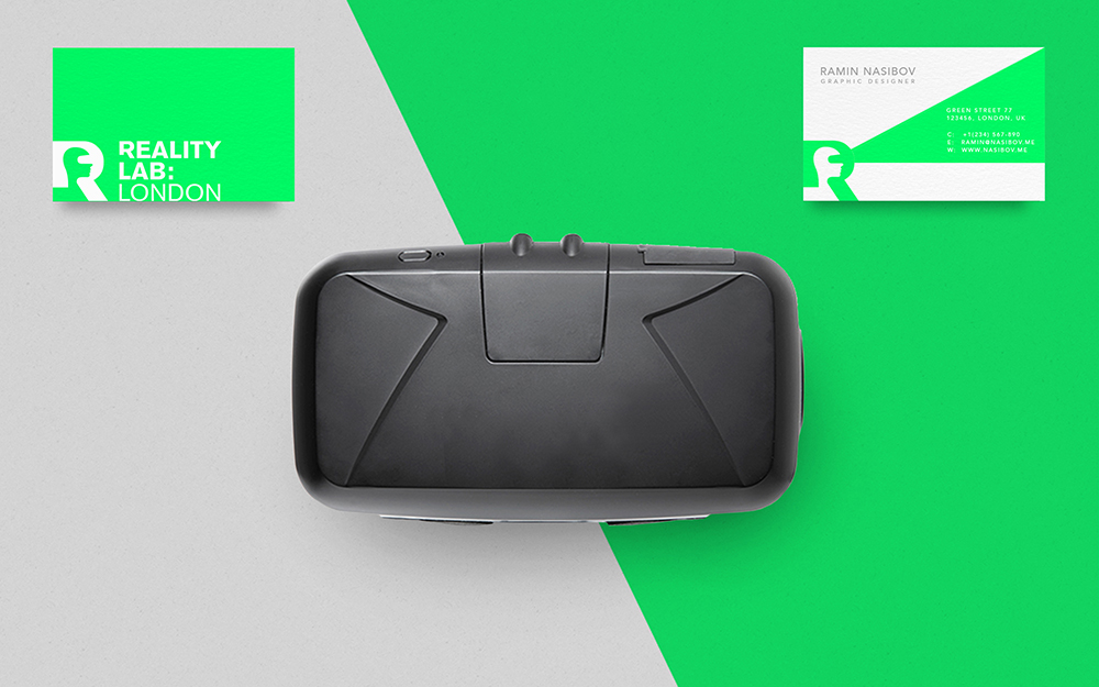 倫敦Reality虛擬現實實驗室品牌VI設計19-名片設計