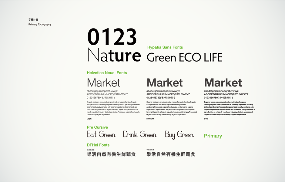 綠之巣有機農場有機農產品商店LOGO設計-標志字體設計14