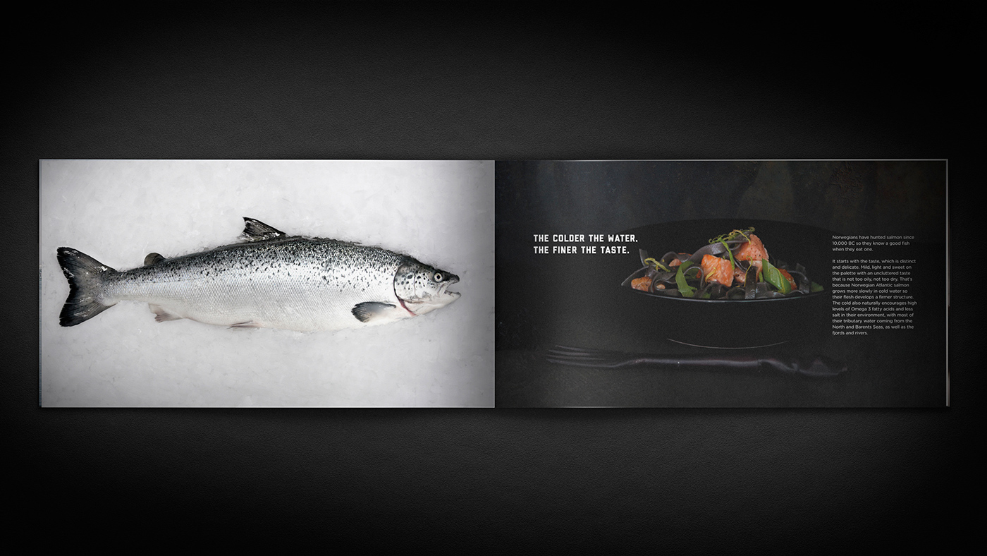 美國聯合漁業公司海鮮海魚畫冊設計6