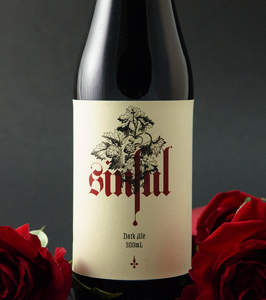 Sinful啤酒藝術風格包裝設計2