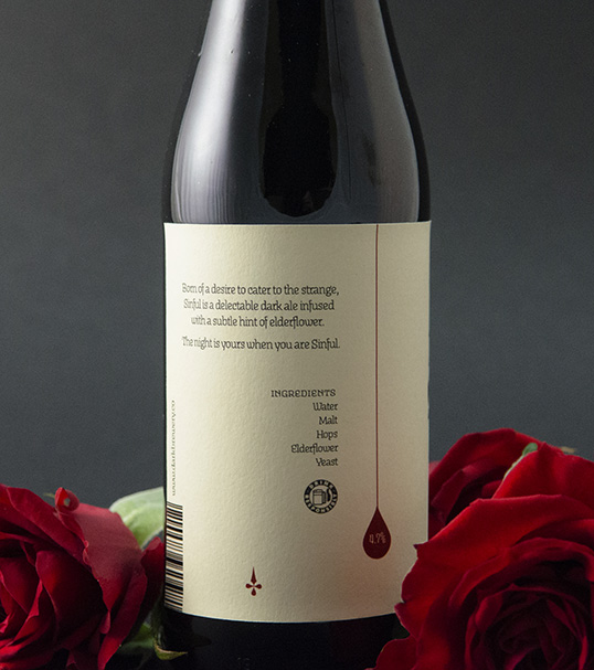 Sinful啤酒藝術風格包裝設計3