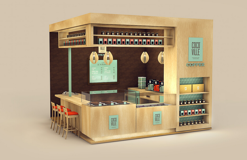 cocoville 冰淇淋巧克力 咖啡餐飲店品牌VI設(shè)計(jì)SI設(shè)計(jì)4