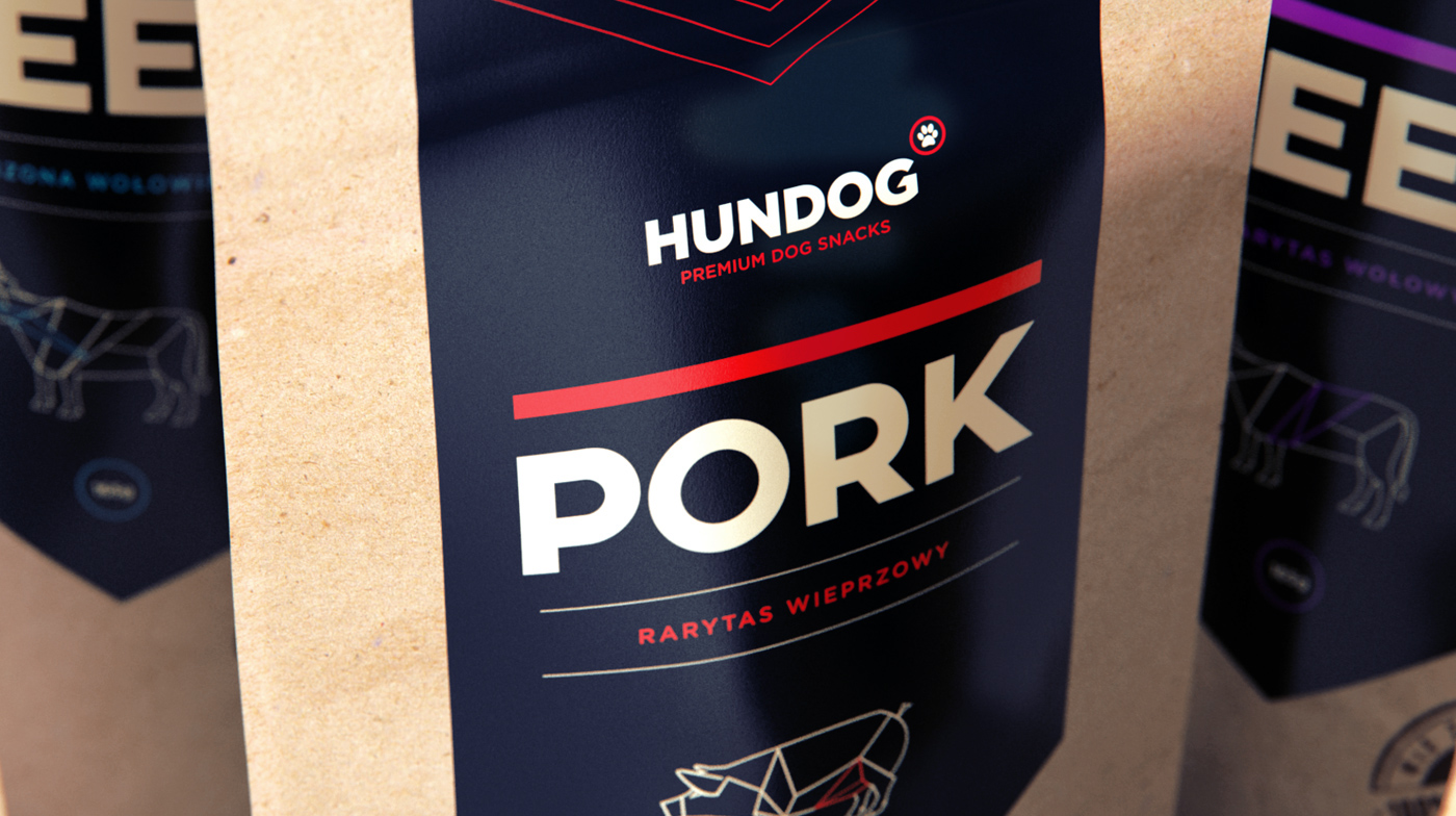 HUNDOG 狗糧寵物食品包裝設計6