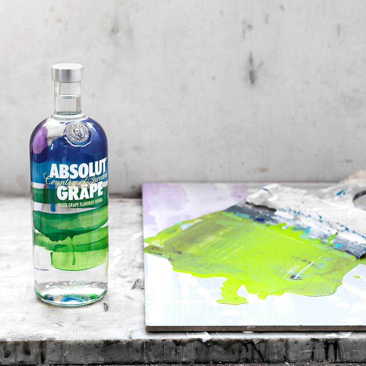 絕對伏特加酒手繪涂鴉風格包裝設計5