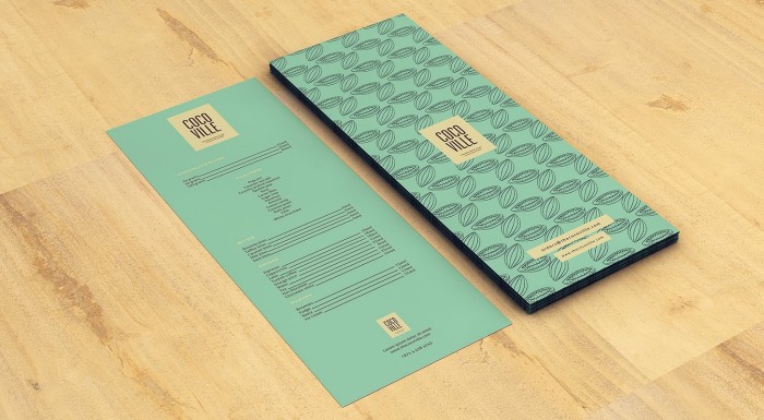 cocoville 冰淇淋巧克力 咖啡餐飲店品牌VI設(shè)計(jì)-名片設(shè)計(jì)9