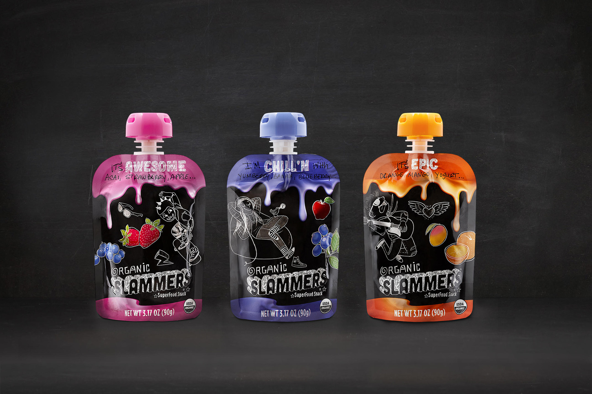 SLAMMERS嬰兒兒童營養(yǎng)補充食品包裝設計-上海品牌策劃設計公司分享2