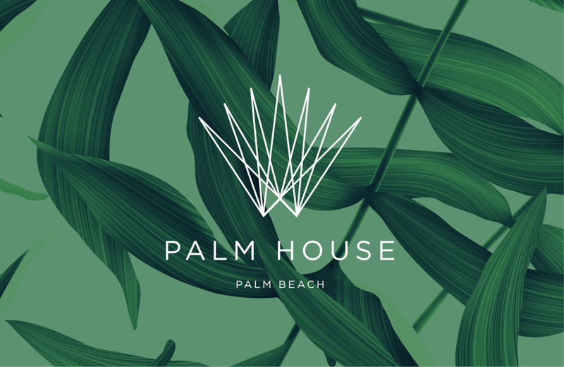 Palm House 棕櫚海景旅游度假房地產標志設計品牌視覺形象設計1