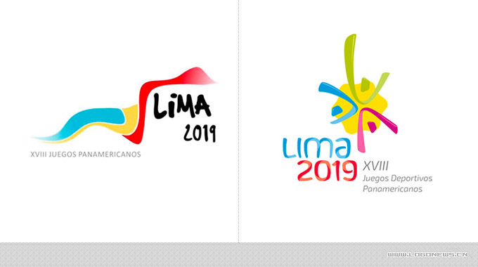2019年利馬泛美運動會標志設(shè)計VI視覺形象設(shè)計2-新舊標志對比