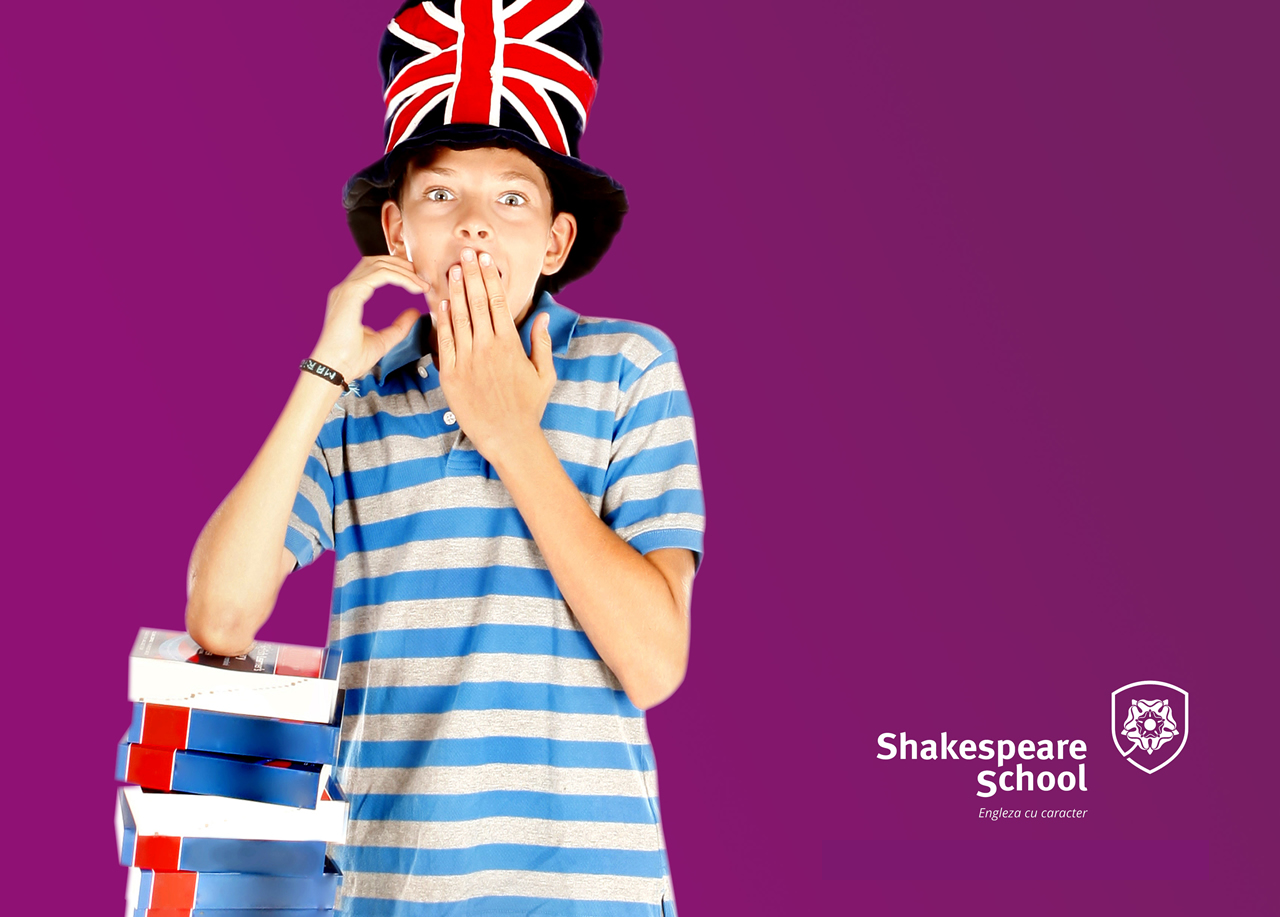 Shakespeare School莎士比亞外語學校標志品牌形象再設計2