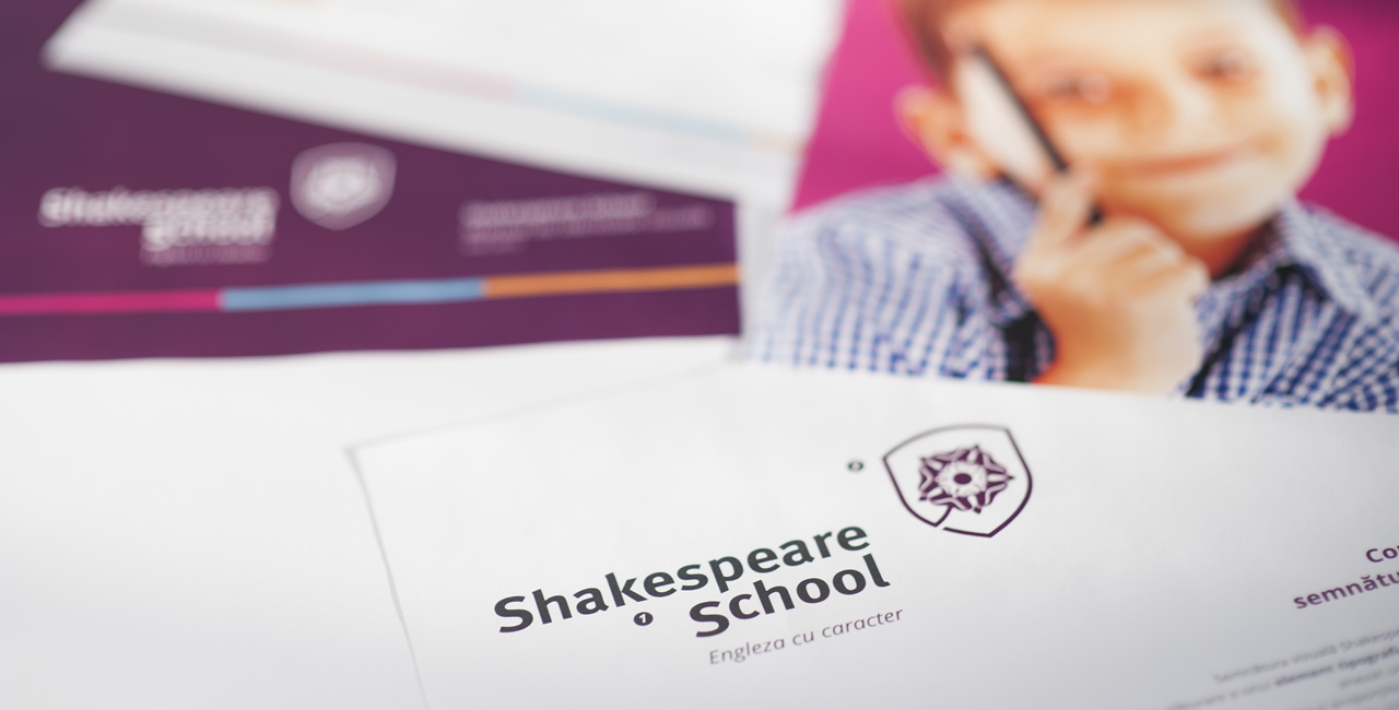 Shakespeare School莎士比亞外語學校標志品牌形象再設計3