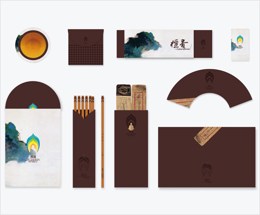 上海VI設計公司設計欣賞：佛諦 Buddha Spirit佛教文化會所標志設計品牌VI視覺形象設計2