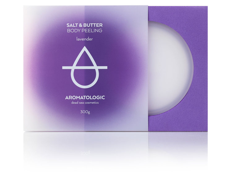 Aromatologic 保濕化妝品標志設計包裝設計2-紫色薰衣草味包裝