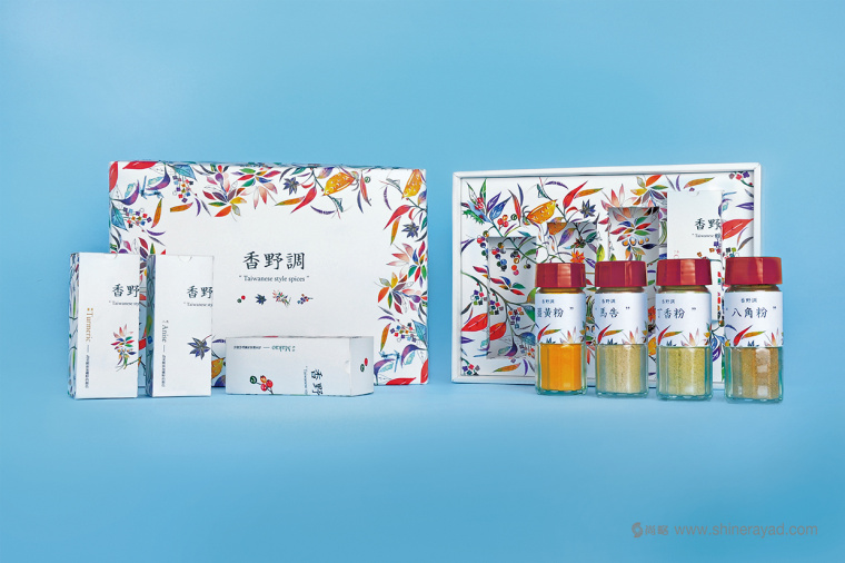 香野調(diào)臺(tái)灣閩南中式調(diào)味品包裝設(shè)計(jì)-調(diào)味品容器紅色瓶子蓋子