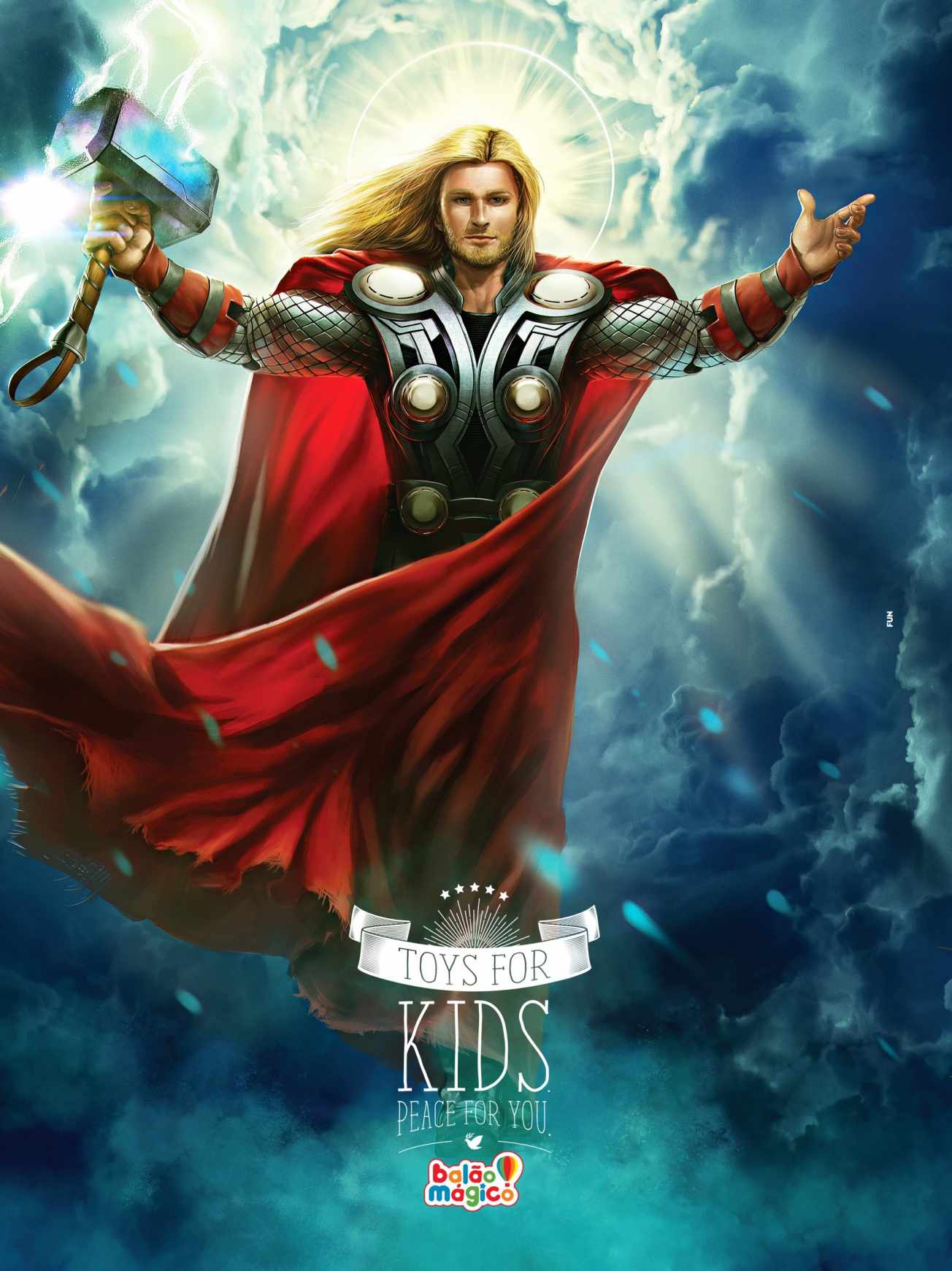 Bal?o Mágico 商場零售服務平面創意廣告設計-雷神篇