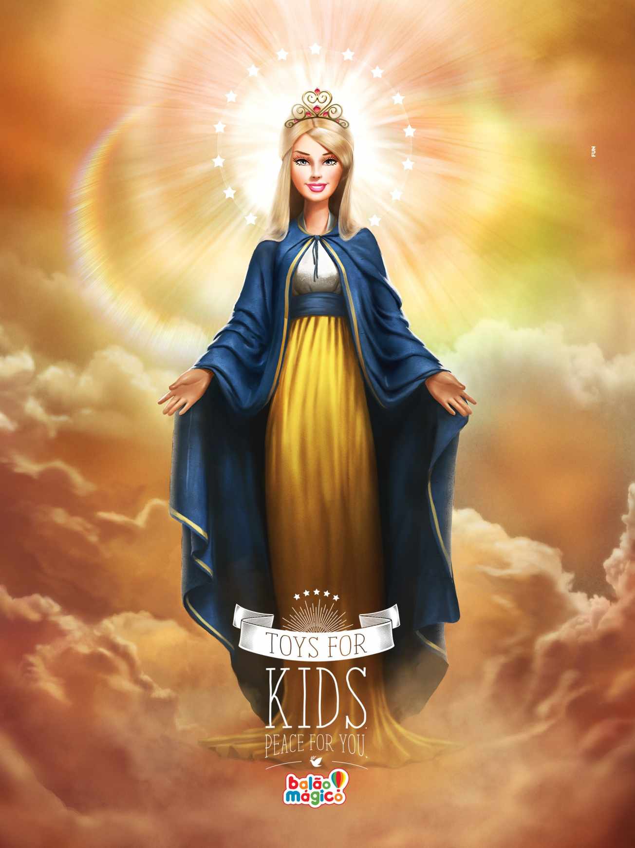 Bal?o Mágico 商場零售服務平面創意廣告設計圣母篇-上海廣告設計公司廣告插畫欣賞