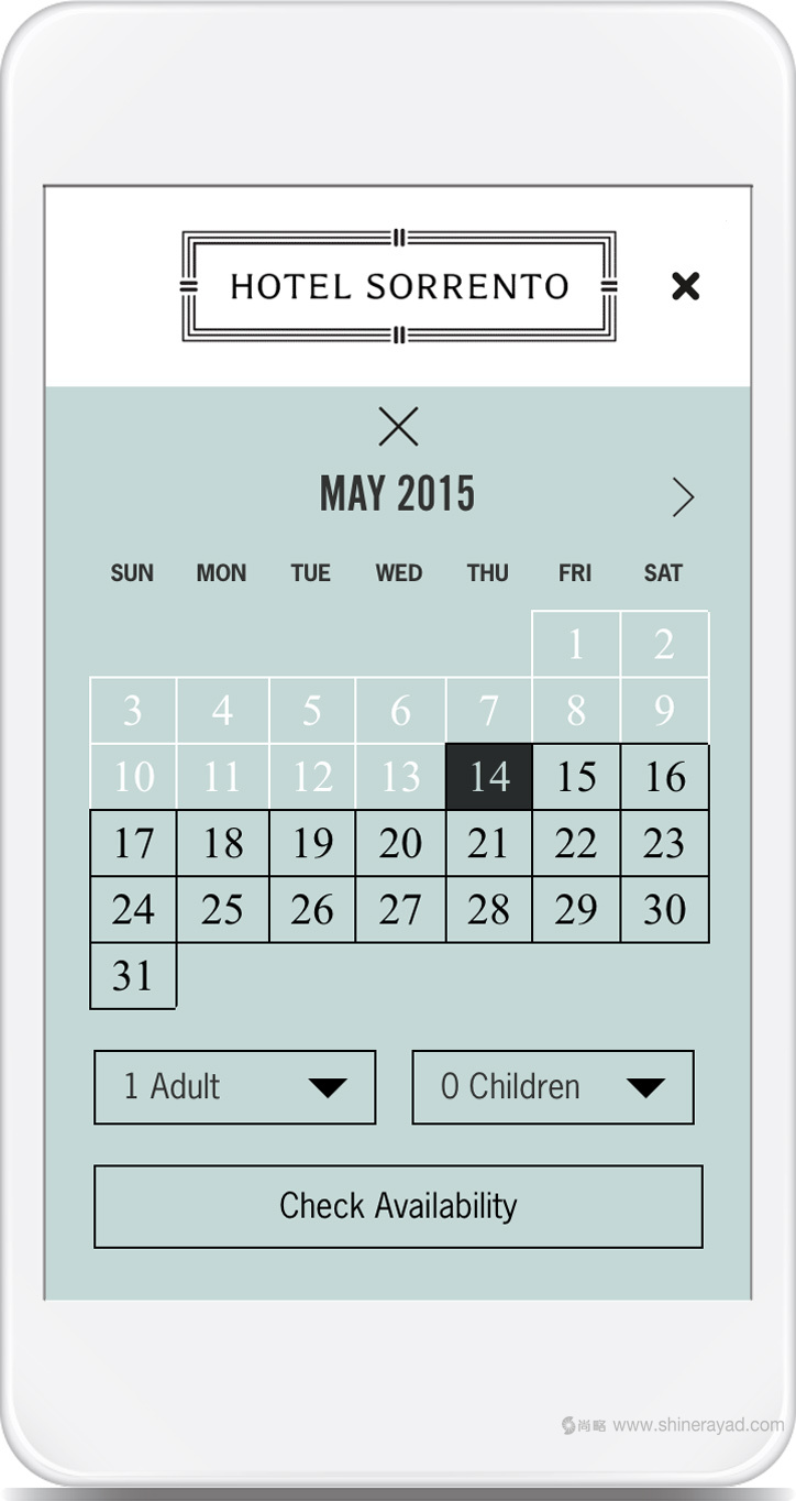 Sorrento 酒店品牌VI形象設(shè)計孔雀標(biāo)志設(shè)計-上海VI設(shè)計公司設(shè)計欣賞3