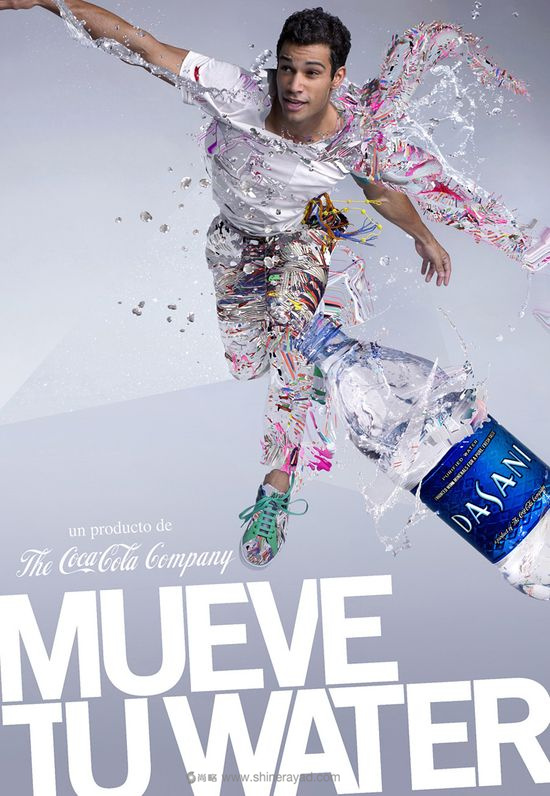 dasani 礦泉水時尚模特廣告1