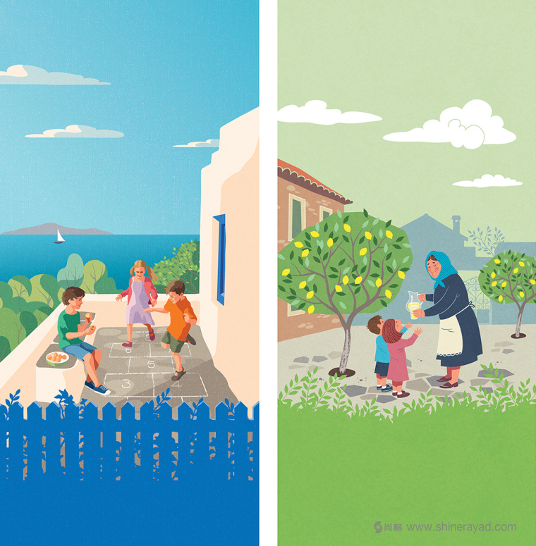 LIFE生命果汁漫畫故事版包裝設計之插畫設計8