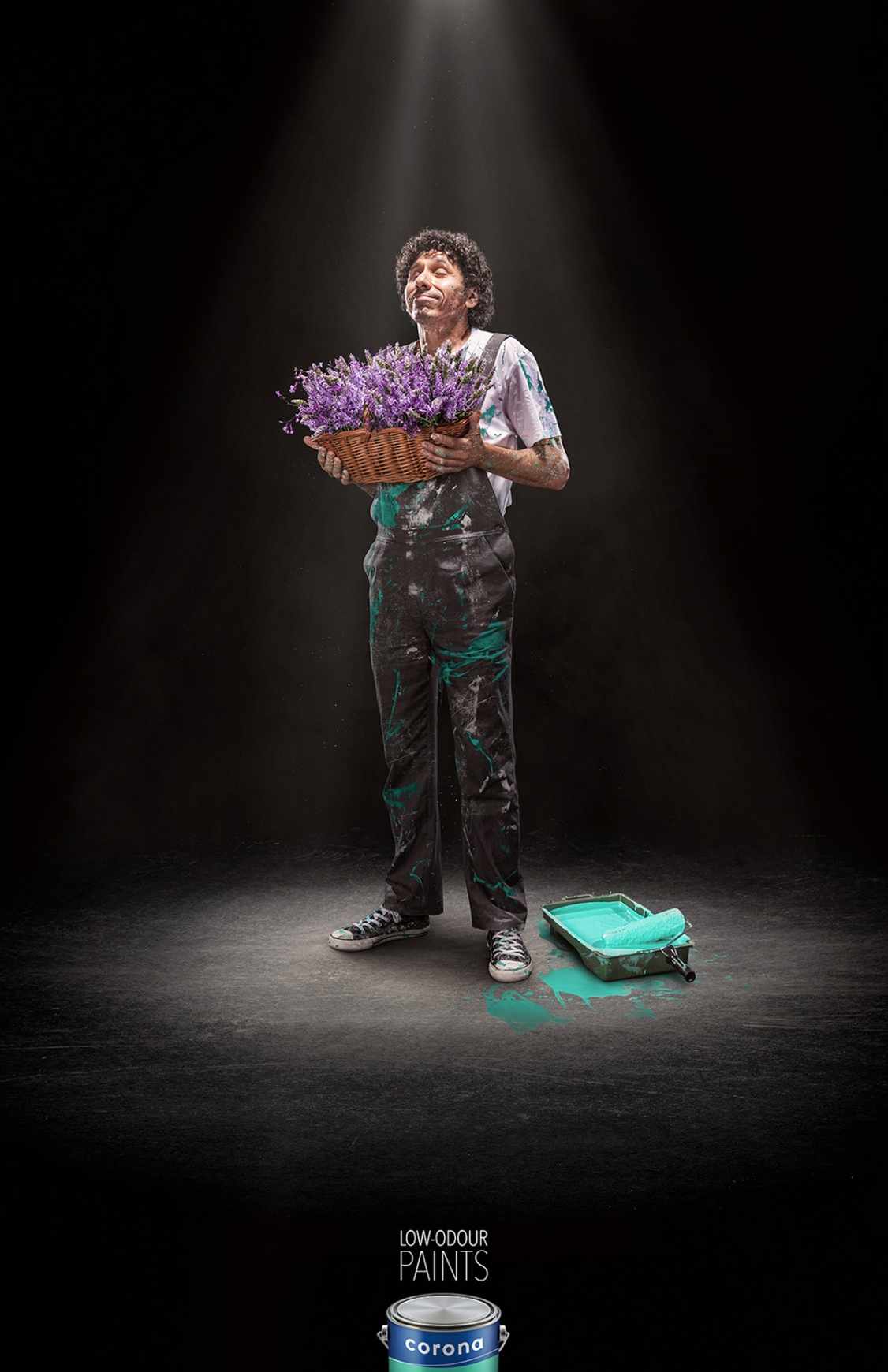 Corona 低氣味油漆平面廣告創意設計-上海平面廣告設計公司廣告欣賞-芬芳花朵篇