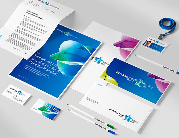 巴基斯坦IT公司Interactive新LOGO設計VI設計15