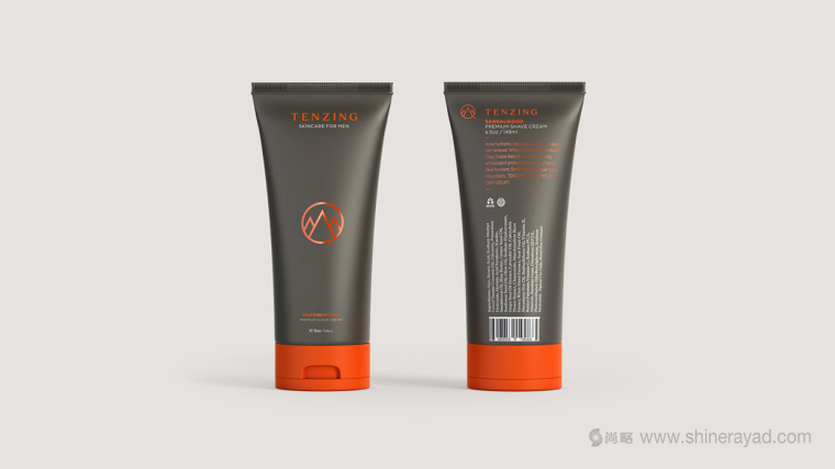 Tenzing 男士護(hù)膚品品牌包裝設(shè)計(jì)2
