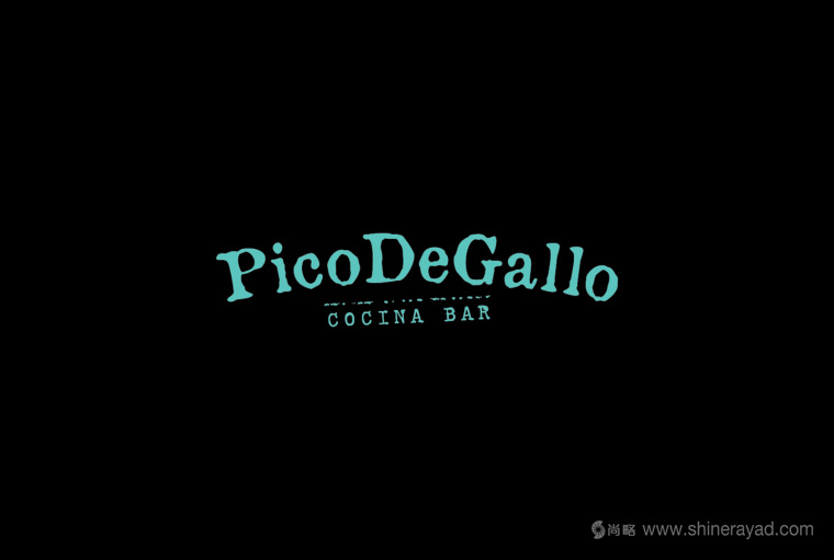 Pico De Gallo墨西哥餐廳餐飲品牌VI形象設計-標志設計