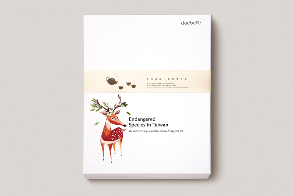 臺灣daebeté品牌茶葉動物篇禮盒包裝設計4
