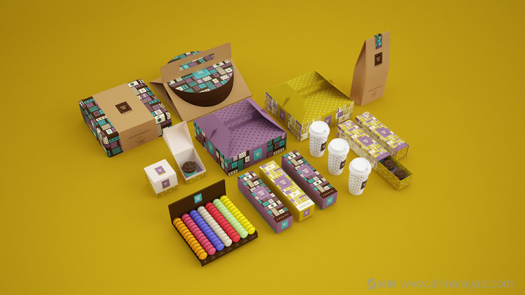 Studio烘培面包糕點店品牌VI視覺形象設計包裝設計-上海品牌設計公司