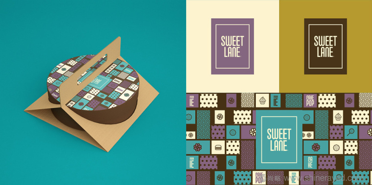 Studio烘培面包糕點店品牌VI視覺形象設計VI輔助圖形設計