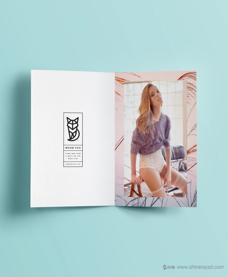moon fox 月亮狐貍女性內衣服飾品牌VI形象設計15-宣傳冊設計